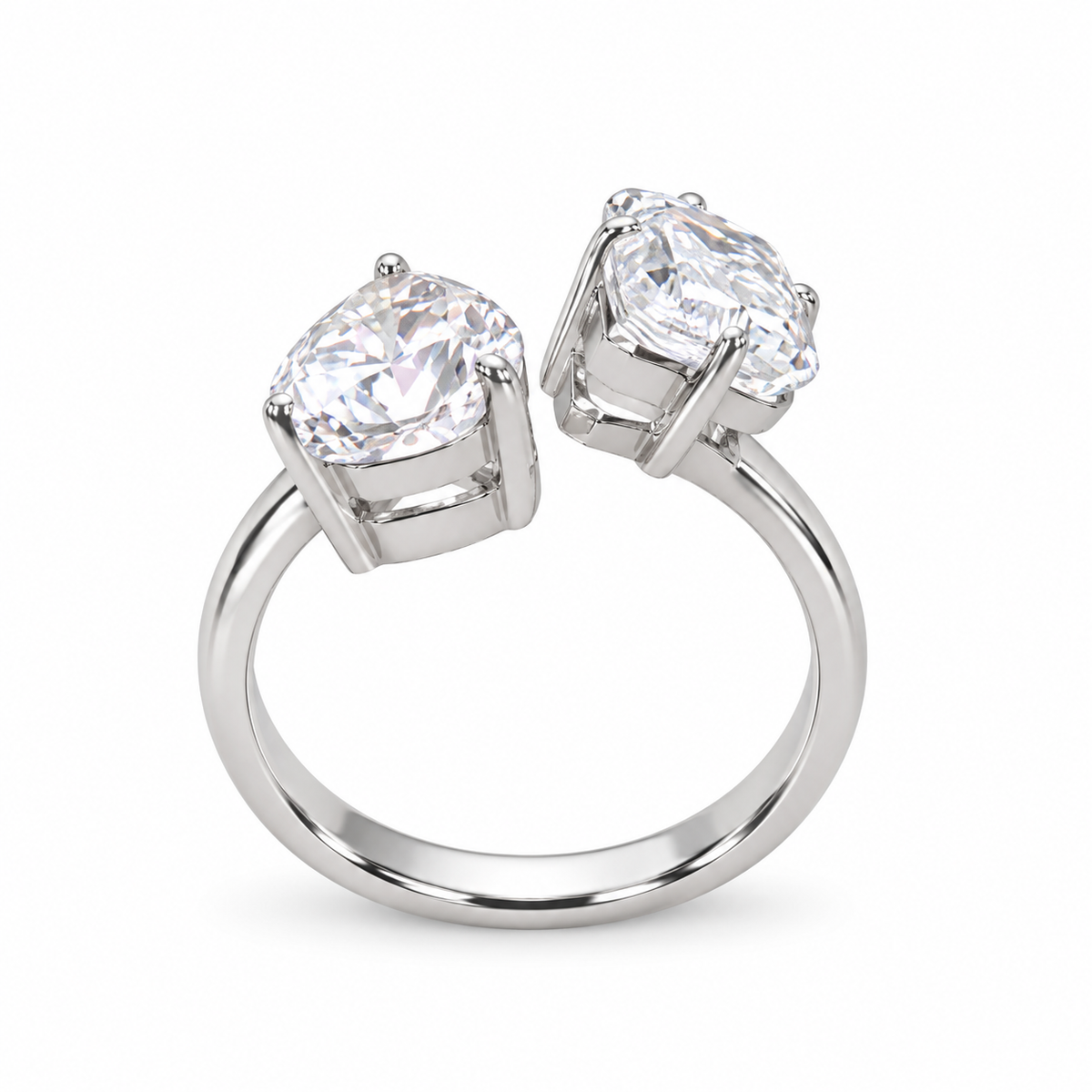 14K Gold Two-Stone Ring with 6.00 CTW IGI Lab-Grown Diamonds