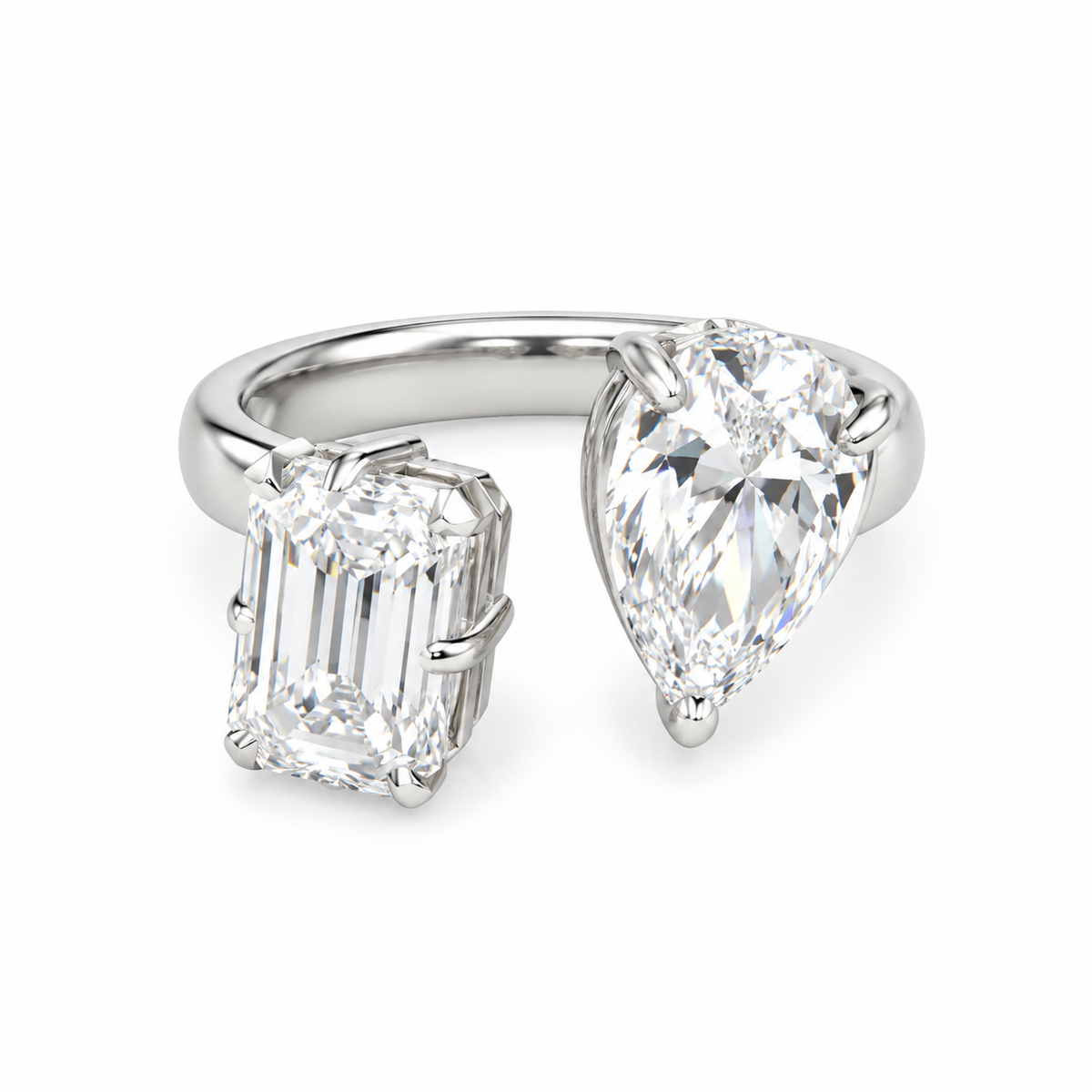 14K Gold Two-Stone Ring with 6.00 CTW IGI Lab-Grown Diamonds
