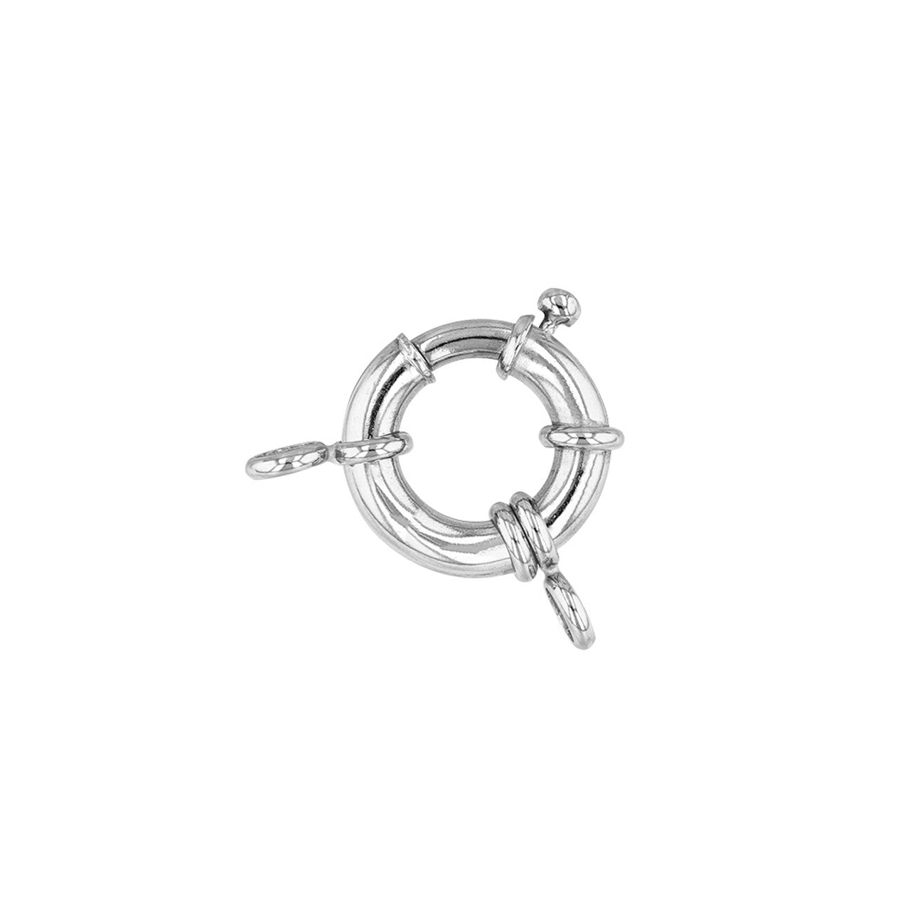 14K Gold Heavy Duty Spring Ring Clasp
