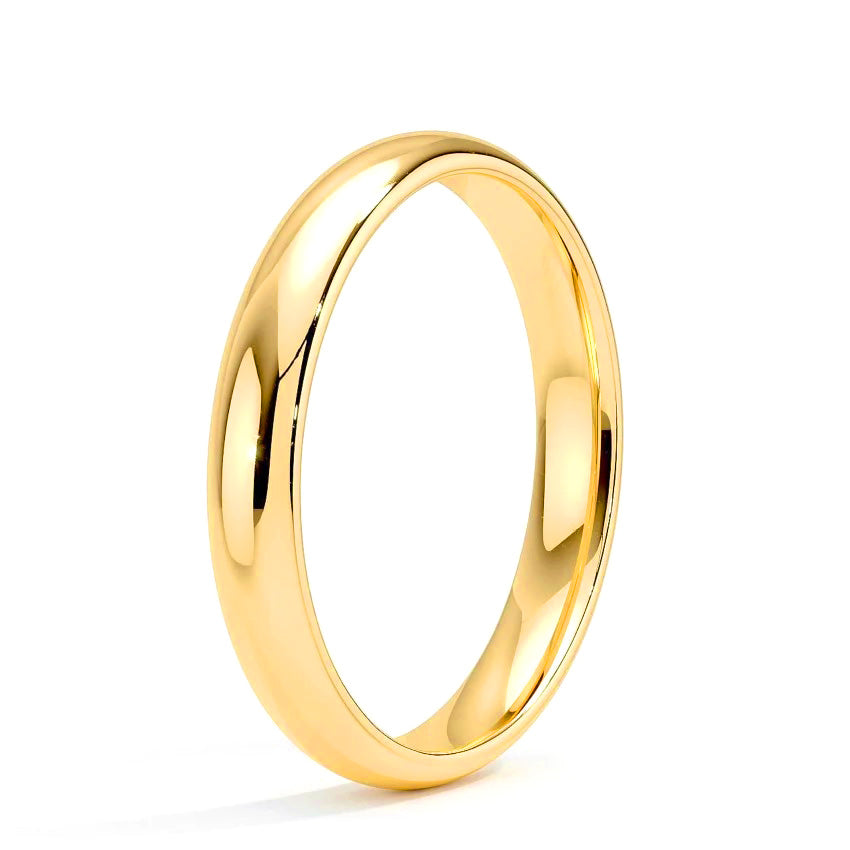 Classic Dome Comfort Fit Wedding Band 14K Gold