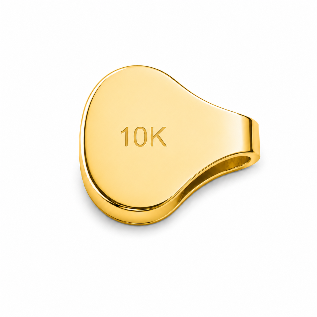10K Gold Flat End Cap For Chain