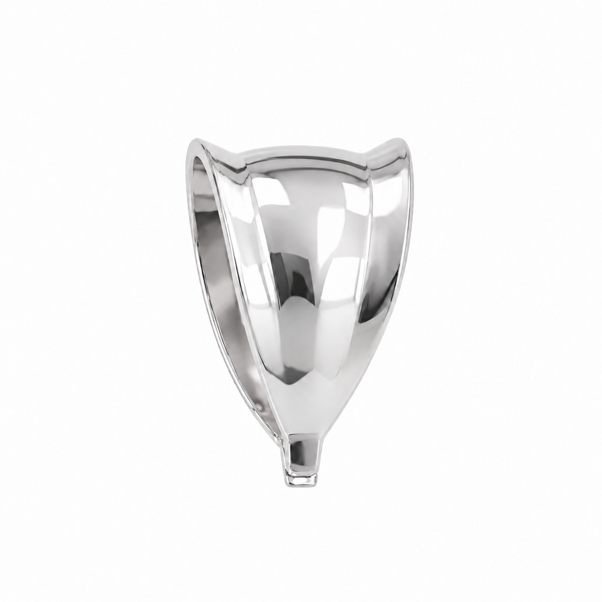 14K Solid Gold Open Pendant Bail – Yellow or White Gold
