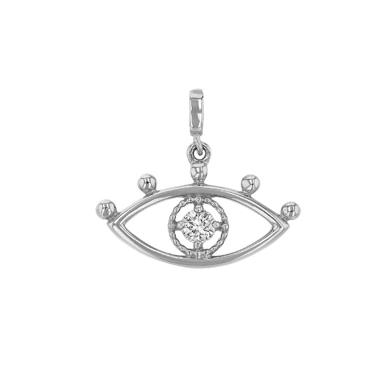 Diamond Eye Charm For Necklace