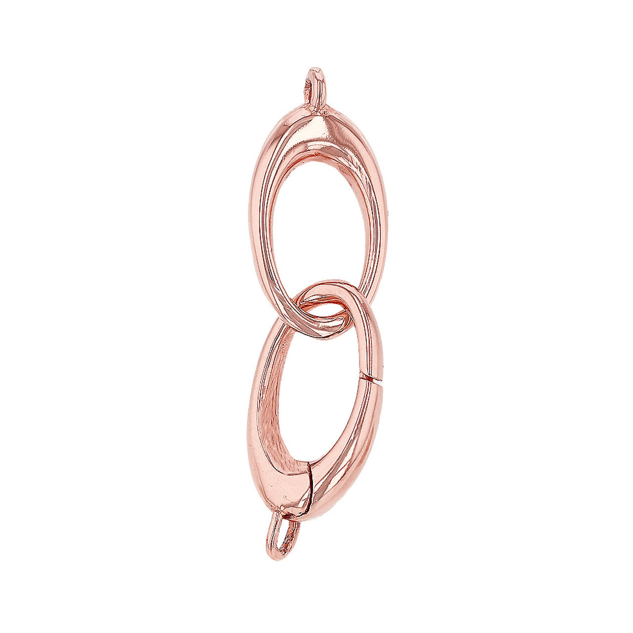 14K Gold Interlock Clasp For Necklaces | LA FINDINGS