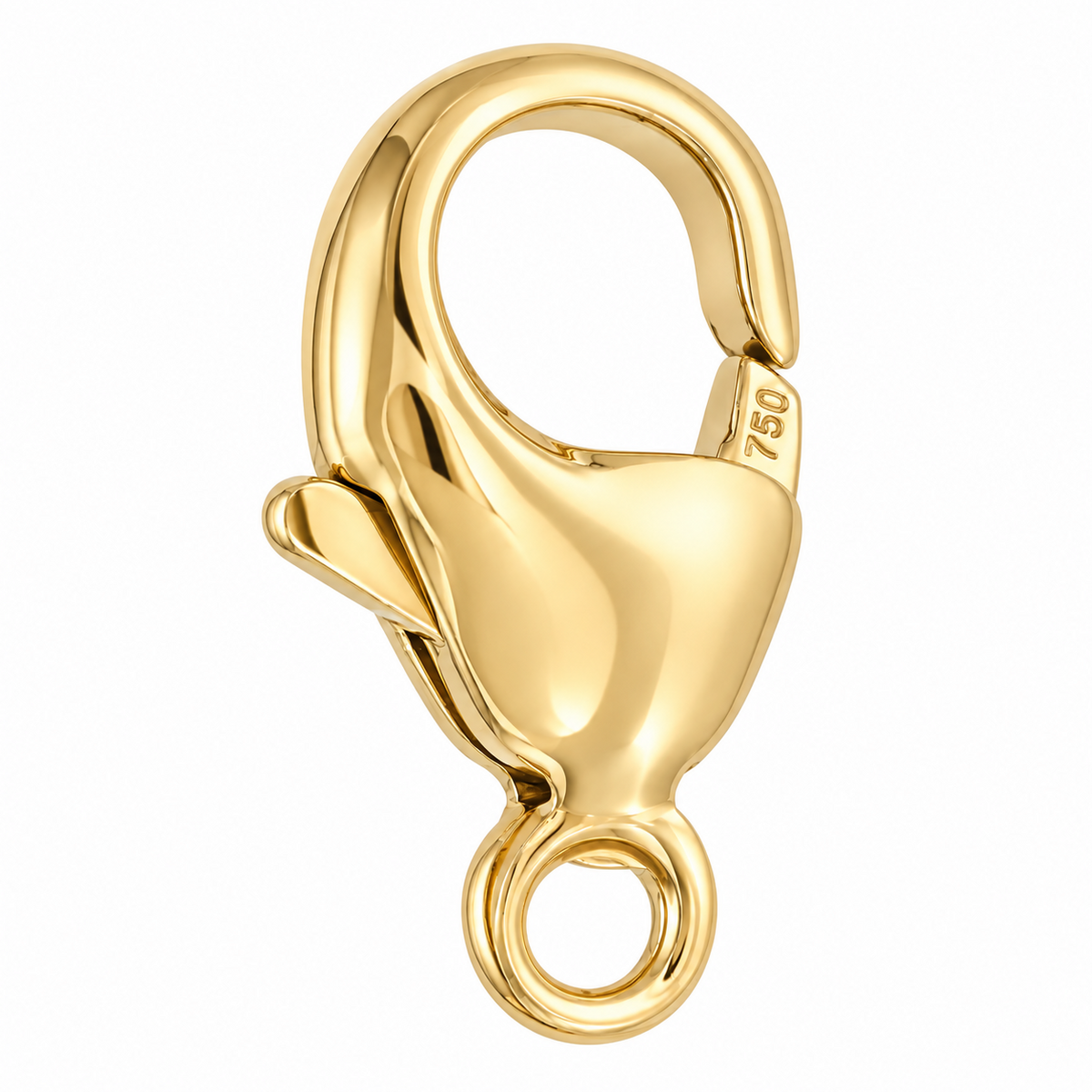 18K Gold Lobster Clasp | Solid Gold Jewelry Finding