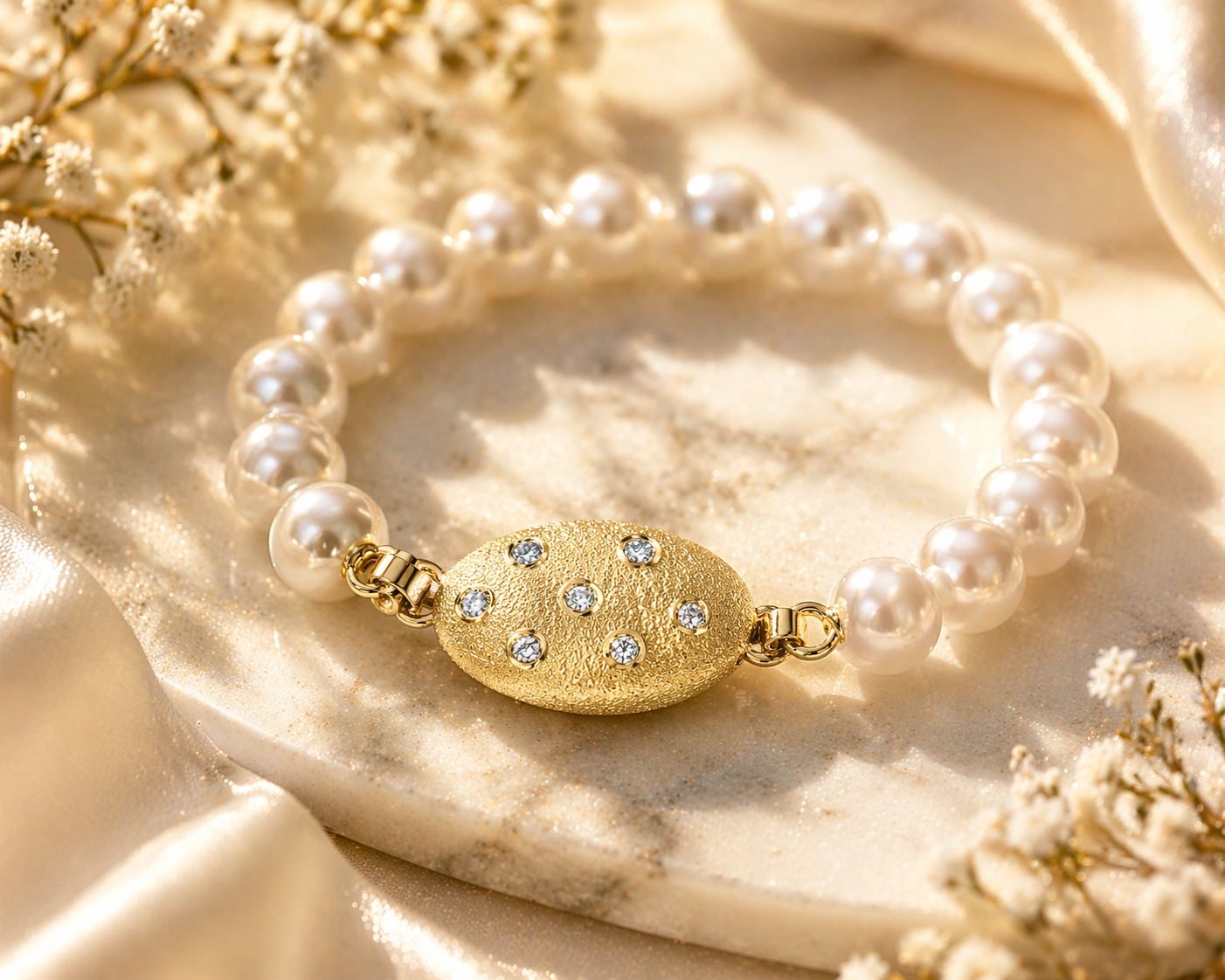 Luxury Pearl Bracelet Clasp