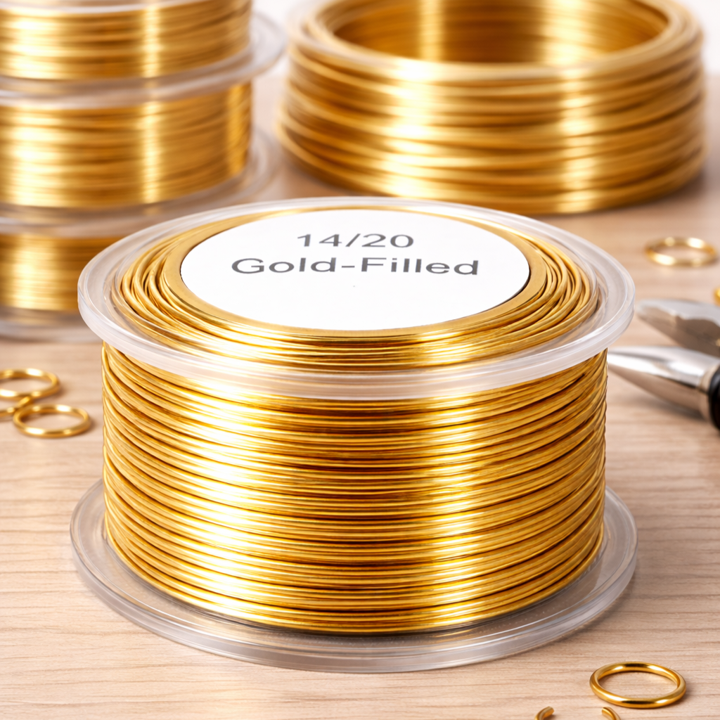 Gold Filled Round Wire (28–8 Gauge) – Jewelry Making Wire for Wrapping