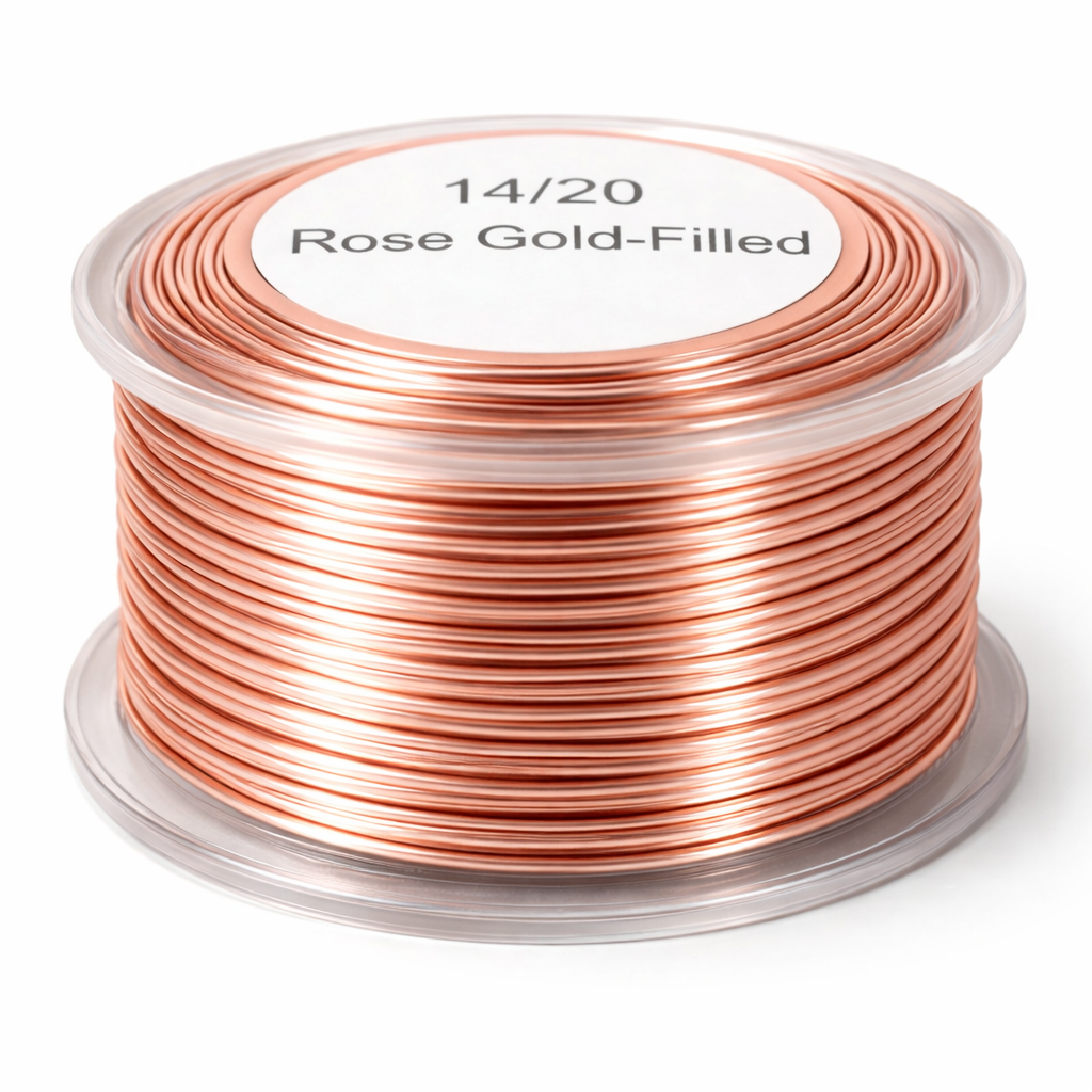 Gold Filled Round Wire (28–8 Gauge) – Jewelry Making Wire for Wrapping