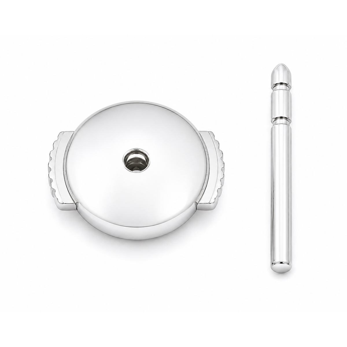 Platinum Earring Guardian Back and Post